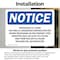 Signmission Trespassing Is A Crime This Area Is A Designated OSHA Notice Sign, Vinyl Decal, 14in x 10in, 2PK OS-2PACK-NS-D-1014-L-18733 - alternate 2